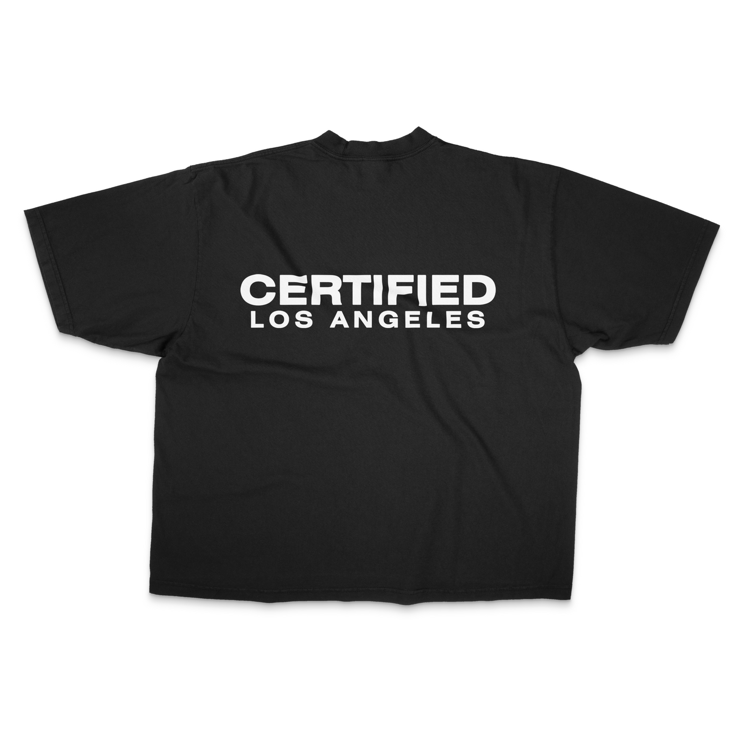 Certified La Black Boxy Tee