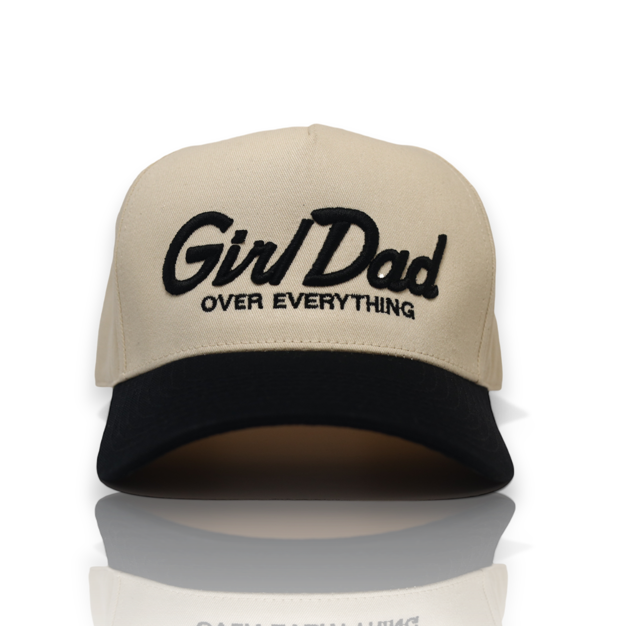 90s Script Girldad Cream Black