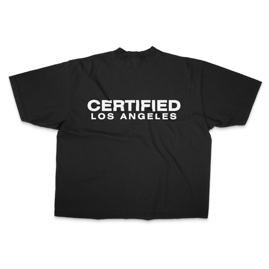 Certified La Black Boxy Tee