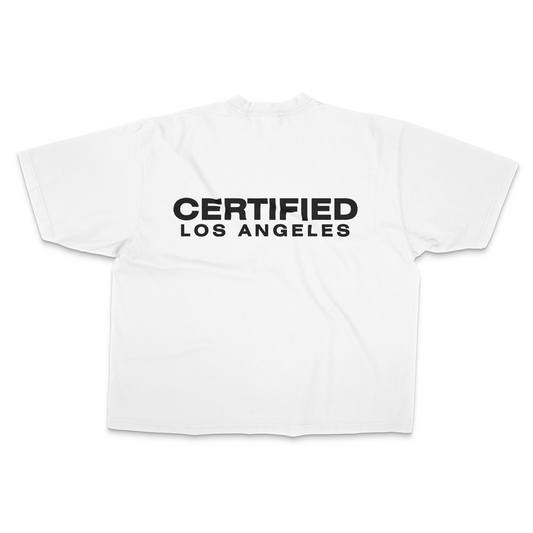 Certified LA White Boxy Tee