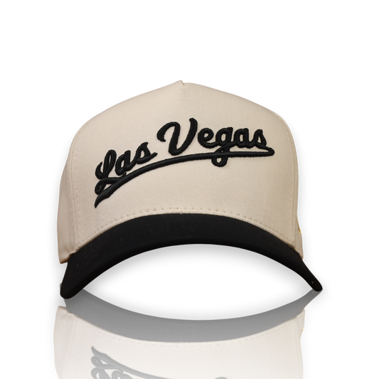 Vegas Script Cream Black