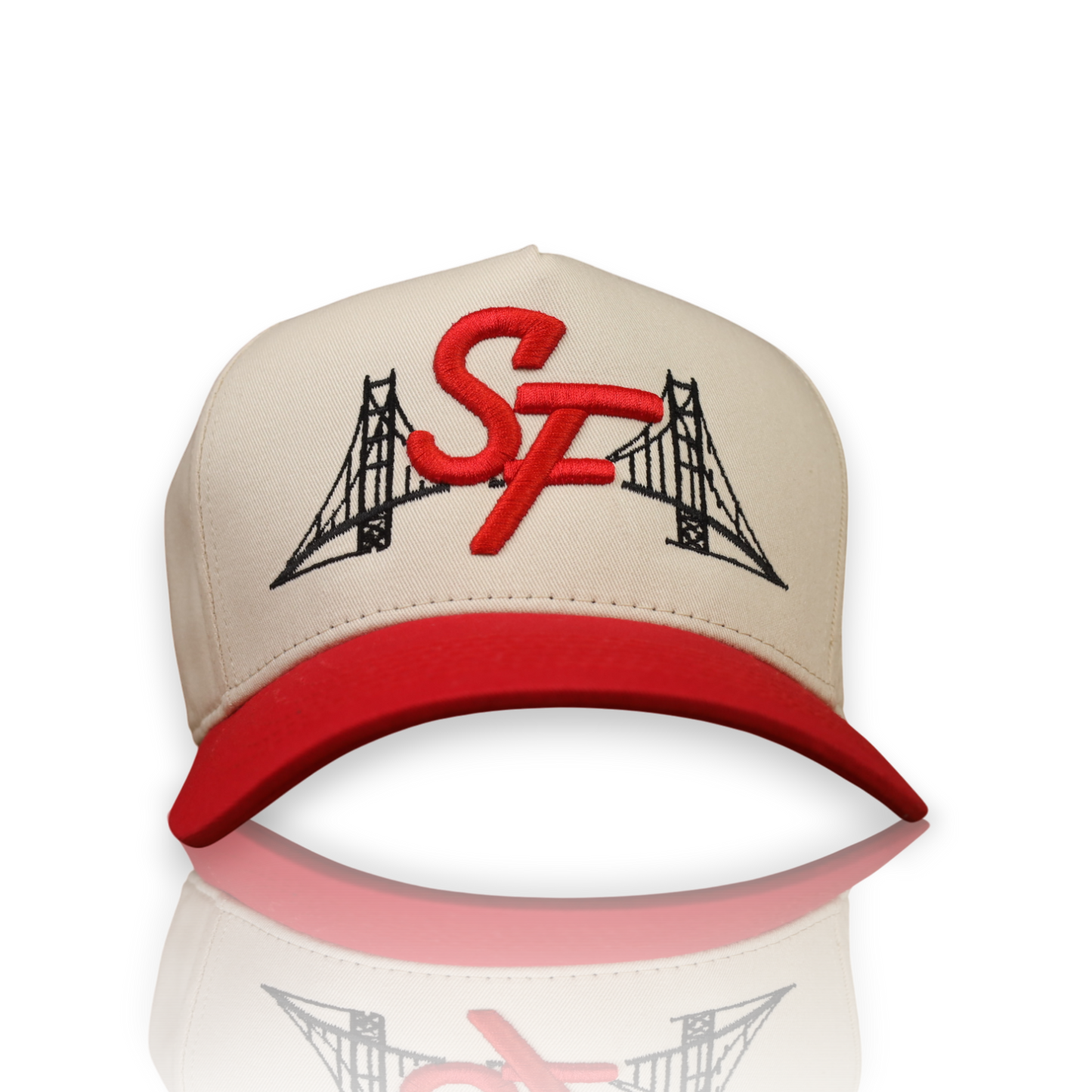 SF Bridge Cream Red