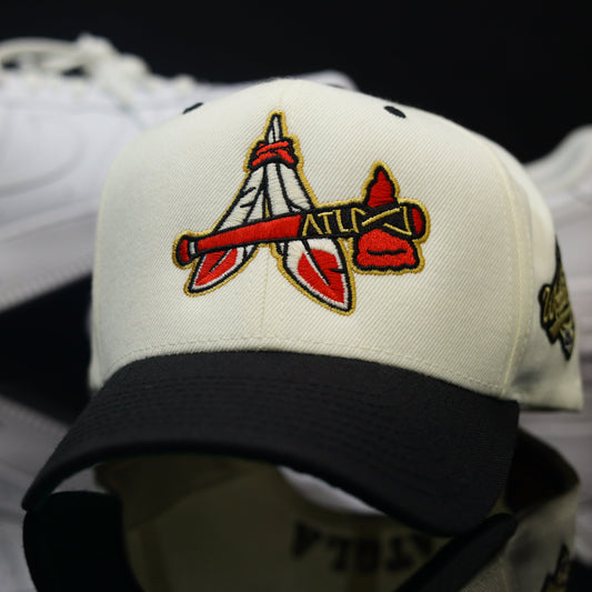ATL Snapback Cream & Black
