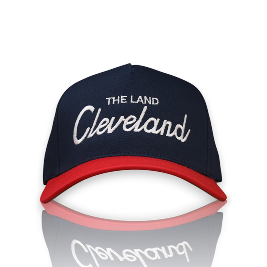 CLE 90s Script Navy Red